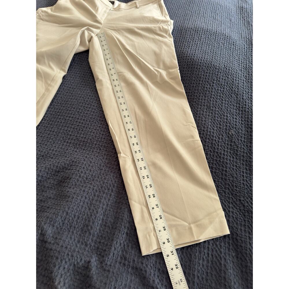 J Jill Wearever Collection Cream Oatmeal Tan Woven Trousers Plus Size 18 Tall - Picture 8 of 8